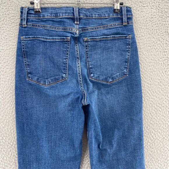 Maurices Jeans Womens 6 Blue Medium Wash Denim Sculpt Straight Stretch Casual - Picture 4 of 12